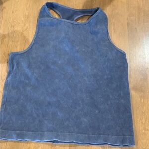 Stylish Blue Sleeveless Top